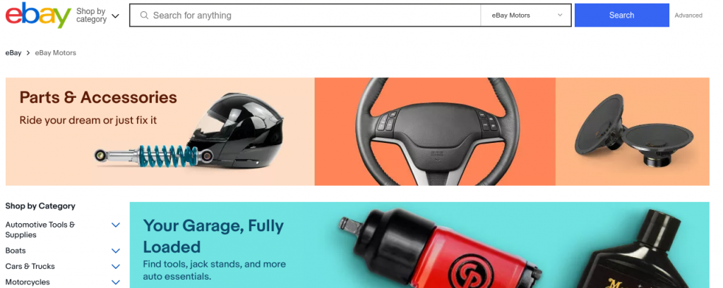 Ebay Motors Used Car Website