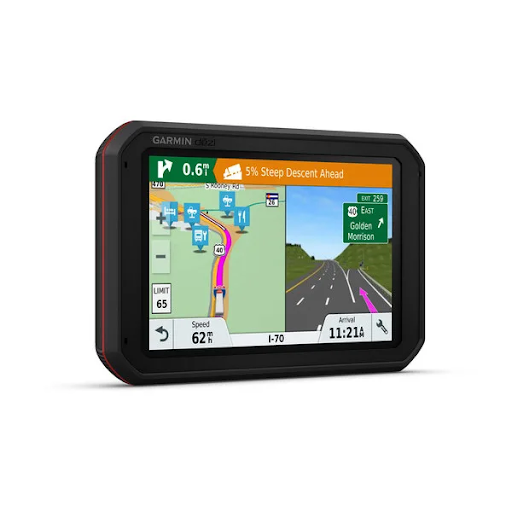 Garmin DezlCam 785 truck GPS with built-in dash cam and safety alerts
