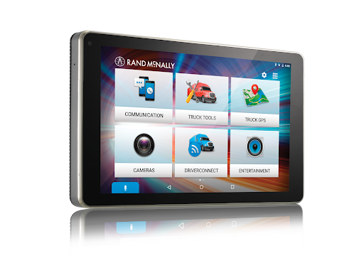 Rand McNally OverDryve 8 Pro GPS with 8-inch screen and Android-based trucking tools