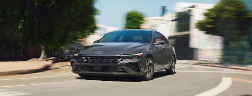 Hyundai Elantra reliable compact sedan showcasing its sleek design