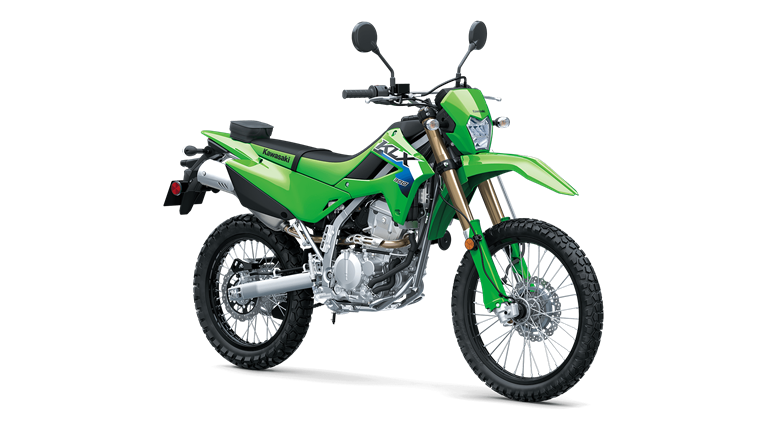 Kawasaki KLX300 dual sport bike 2025 with nimble off-road performance