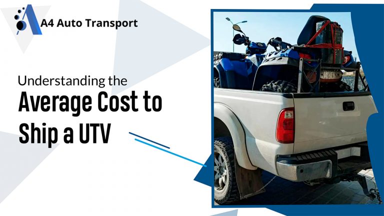 understanding the average cost to ship a utv