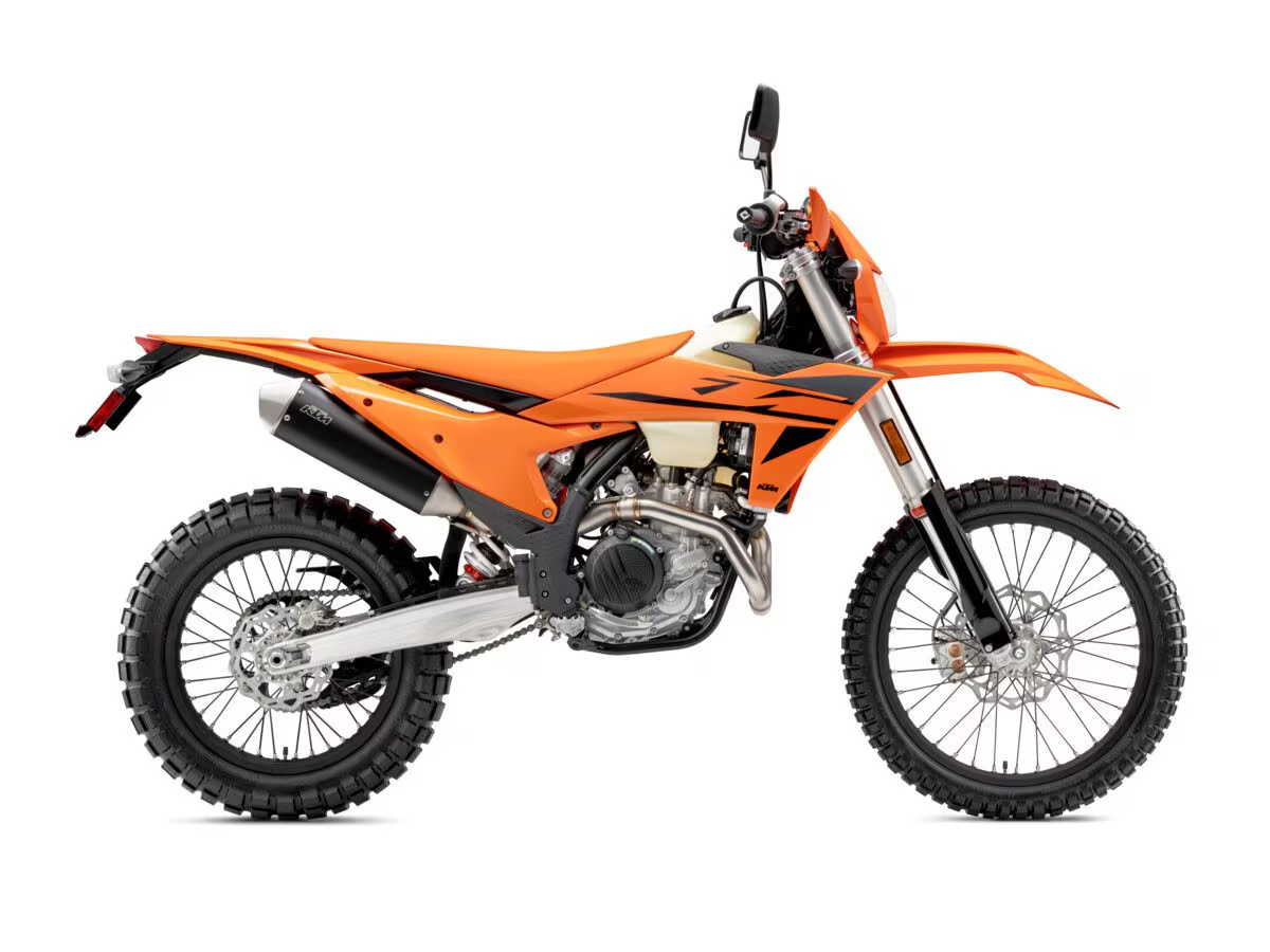 KTM 500 EXC-F 2025 dual sport motorcycle, that has high-performance
Image credit goes to KTM