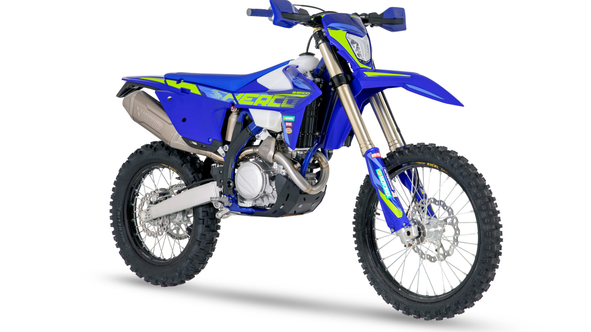 Sherco 500 SEF Factory 2025 dual sport motorcycle with high-performance enduro specs