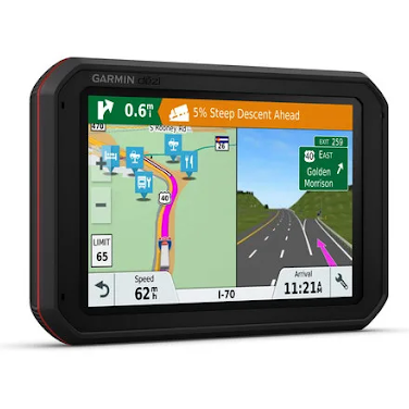 Garmin DezlCam 785 truck GPS with built-in 1080p dash cam, forward collision and lane departure alerts